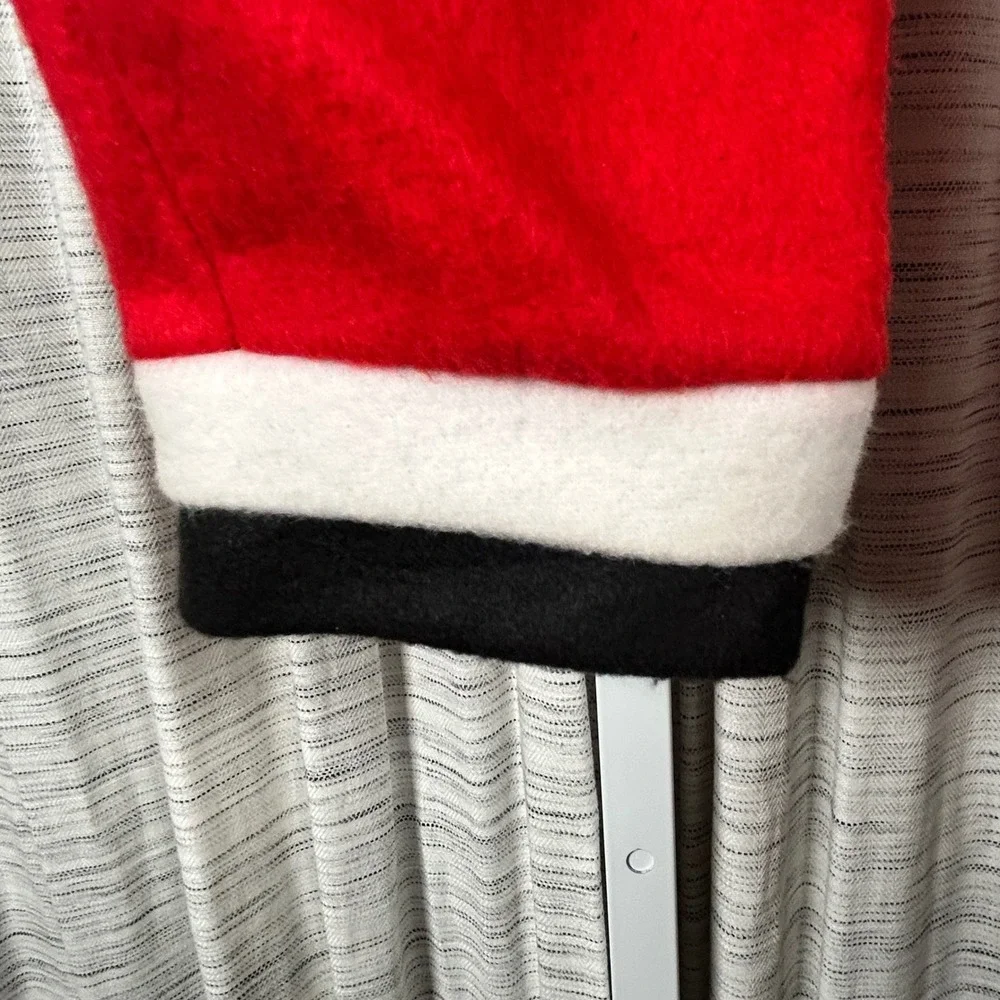 Santa Costume Jumpsuit Red Kids Size Small Handmade Holiday